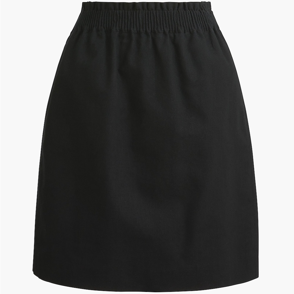 J. Crew Factory Black Mini A-Line Skirt